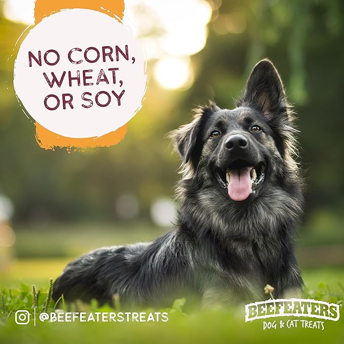 Beefeaters Beefhide Kabobs – Dog Treat. Triple Flavor with Real Chicken, Liver & Sweet Potato, Long-Lasting Chew, Supports Dental Health, Ideal for Training