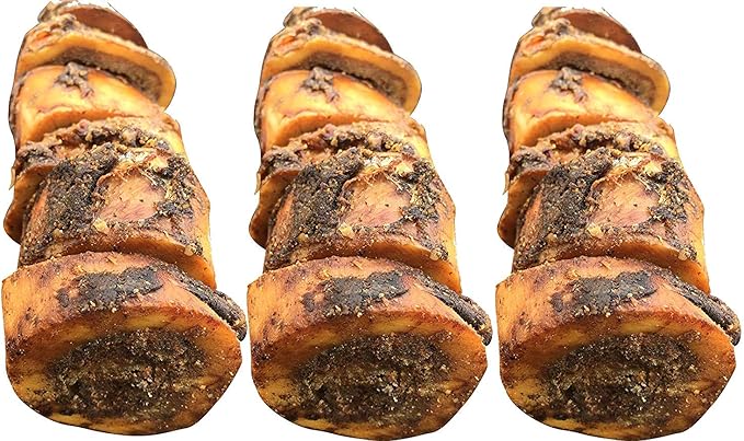 K9 Connoisseur Beef Marrow Dog Bones for Small Breed Dogs USA Made Natural Long Lasting Single Ingredient Doggie Delight Filled Bone Slice Chew Treat Best for Dogs Or Puppies Upto 15 Pounds - 3 Pack