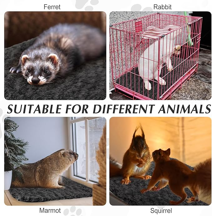 4 Pack Self Warming Cat Bed Indoor Self Heating Dog Cat Pad Washable 16 x 20 Inch Thermal Pet Kennel Pad Crate Bed Mat Reflect Body Heat for Outdoor