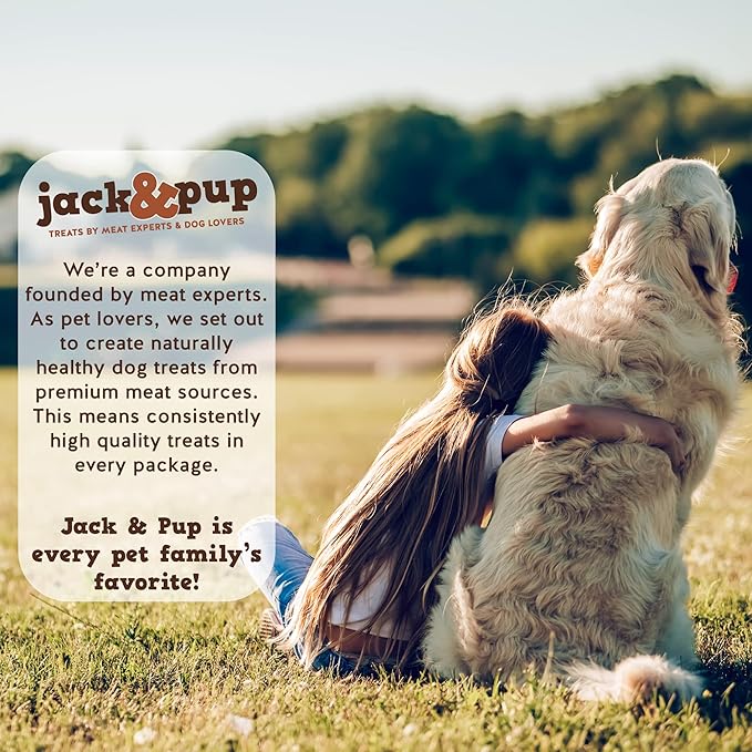 Jack&Pup 6-inch Bully Sticks for Large Dogs (20 Pack) All Natural Thick Bully Sticks for Dogs, Single Ingredient Long Lasting Pizzle Sticks