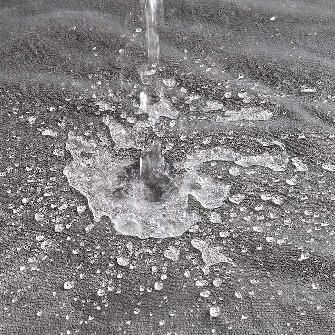 Waterproof Blanket for Bed Couch Sofa, Soft Liquid Pee Proof Pet Blanket for Dog Puppy Cat, Reversible Sherpa Fleece Furniture Protector (Grey, 50x60 inches)