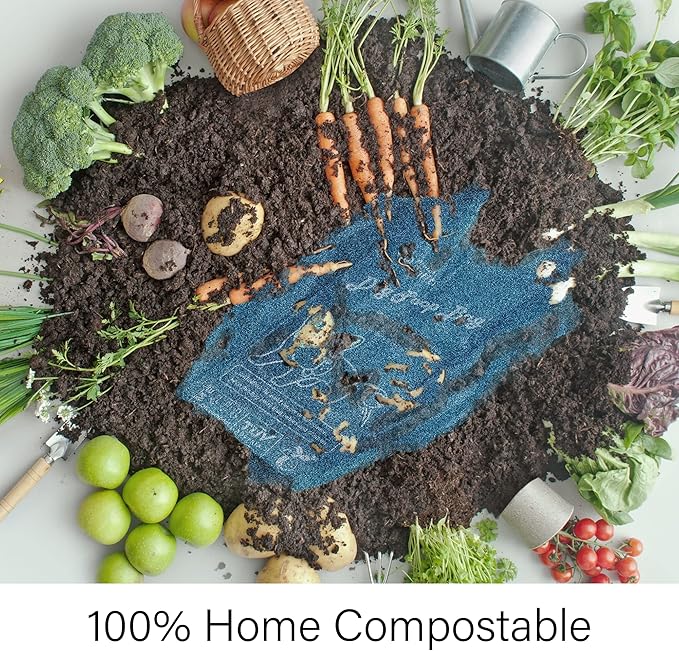 Dog Poop Bags with Handles, Dog Poop Bags Rolls-180 Counts, Doggie Poop Bags, Dog Waste Bags, Certified Compostable, Extra Thick & Leak Proof, Unscented, Eco-Friendly 9 x 13 Inches