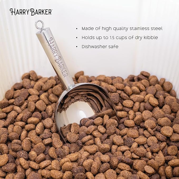 Harry Barker Metal Dog Food Scoop