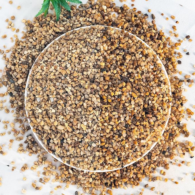 10 lbs Aquarium Gravel, 2-4mm Fish Tank Gravel, Succulent Cactus Pea Gravel for Indoor Plants, River Rocks for Gardening, Flower Pots, Vase Fillers, Garden Landscaping